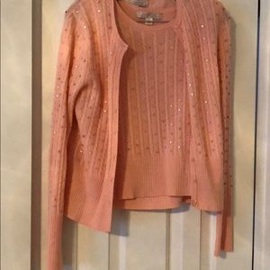 Cashmere sweater set